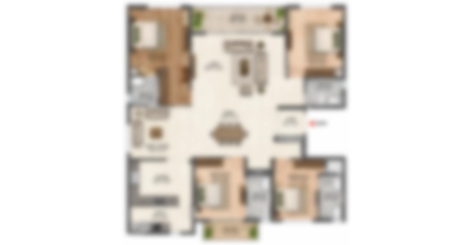 Vascon Onyx Vile Parle 2 BHK Floor Plan